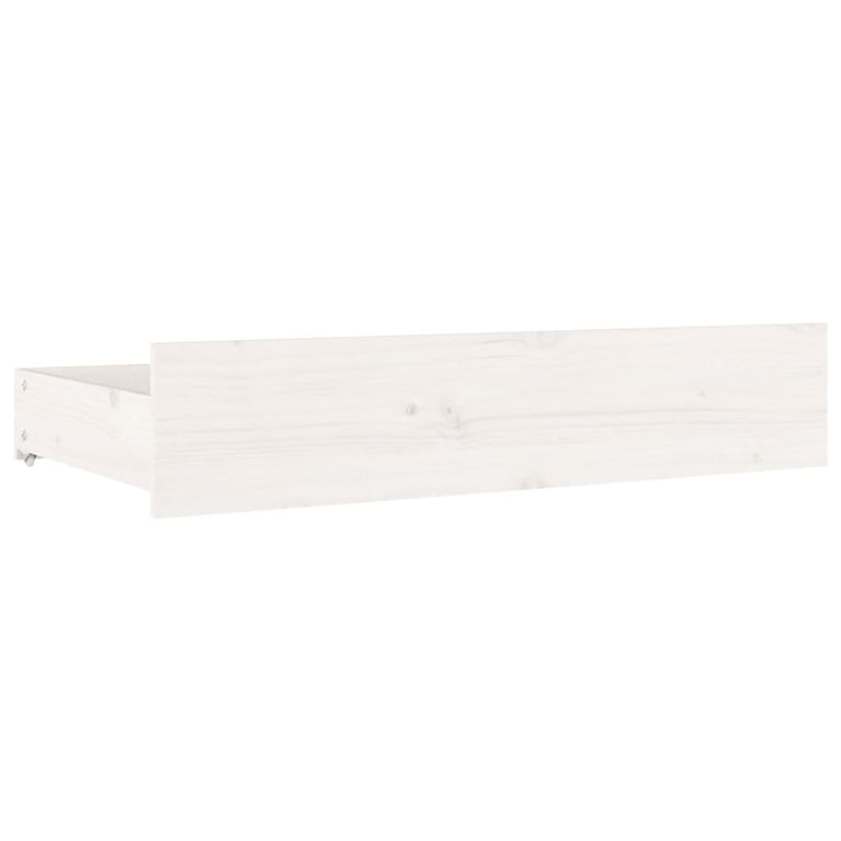 Bedframe met lades wit 135x190 cm