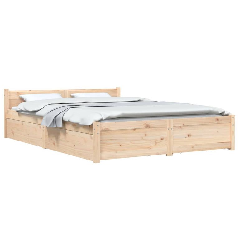 Bedframe met lades 140x190 cm