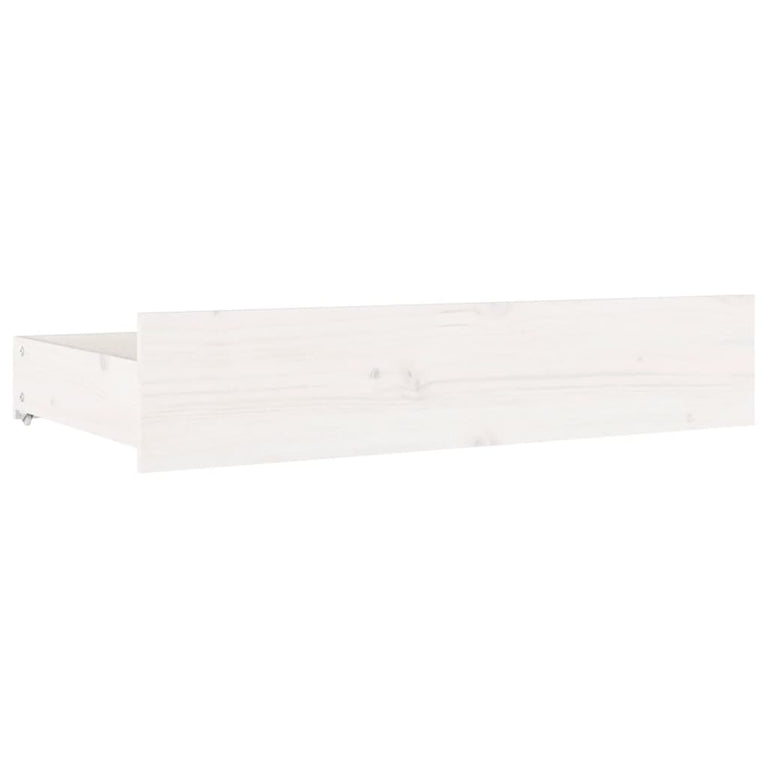 Bedframe met lades wit 140x190 cm