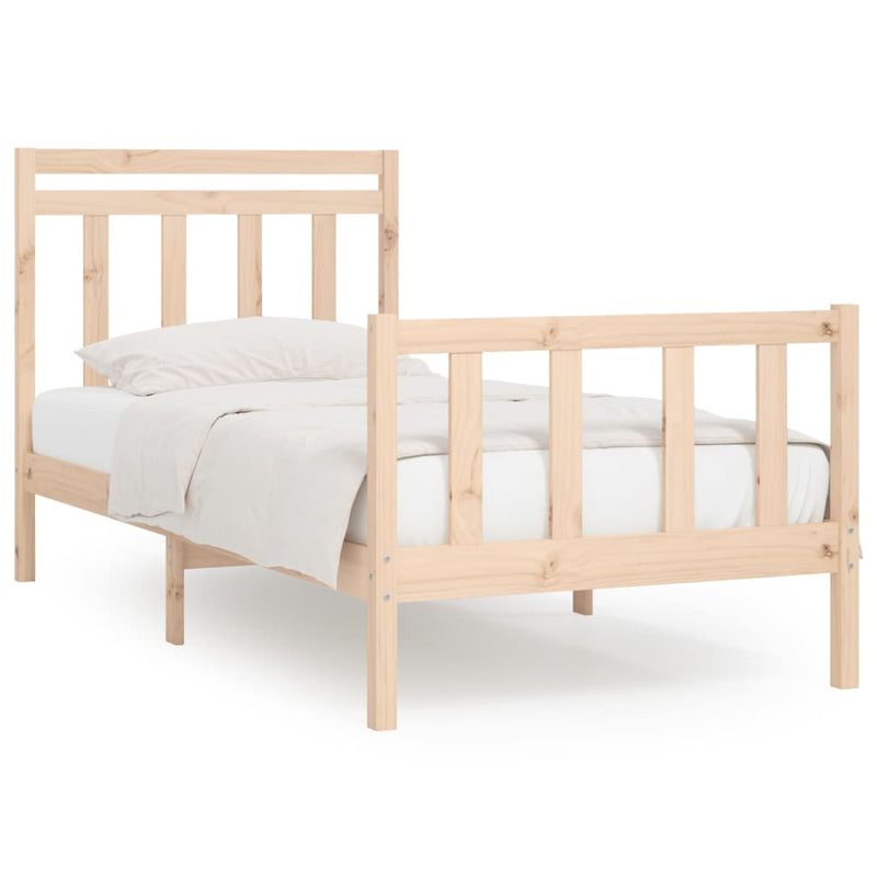 Bedframe massief grenenhout 100x200 cm