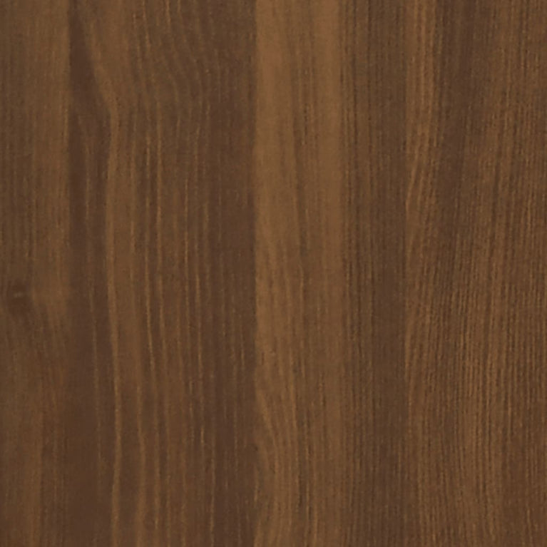 6-delige Tv-meubelset bewerkt hout bruin eikenkleur