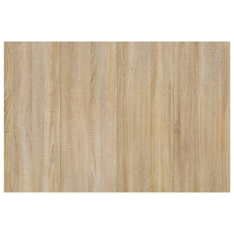 Hoofdbord met kastjes bewerkt hout sonoma eikenkleurig