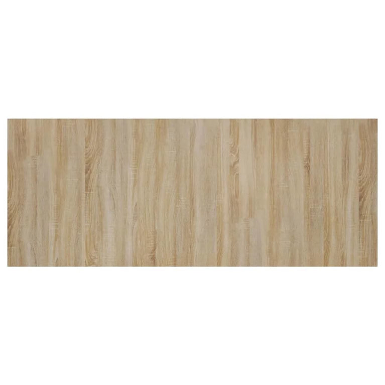 Hoofdbord met kastjes bewerkt hout sonoma eikenkleurig