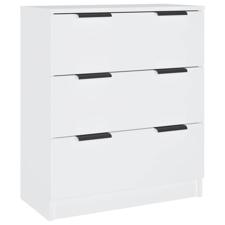3 st Dressoirs bewerkt hout wit