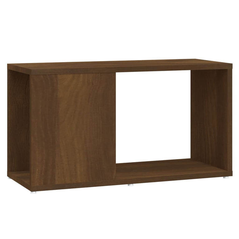 Tv-meubel 60x24x32 cm bewerkt hout bruin eikenkleur