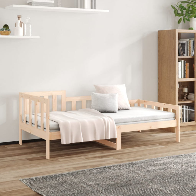 Slaapbank 90x200 cm massief grenenhout
