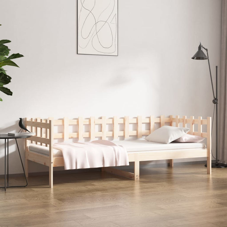 Slaapbank 80x200 cm massief grenenhout