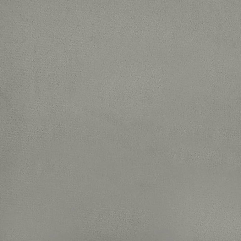 Hoofdbord 90x5x78/88 cm fluweel lichtgrijs