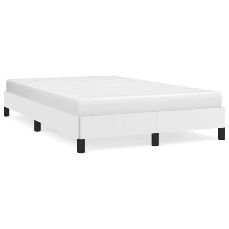 Bedframe kunstleer wit 120x200 cm