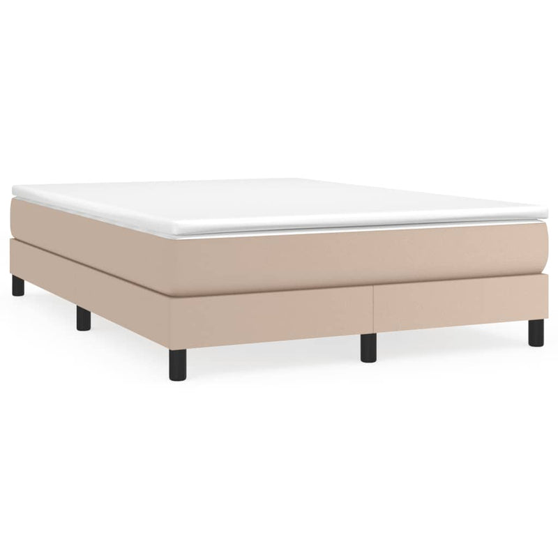 Bedframe kunstleer cappuccinokleurig 140x200 cm
