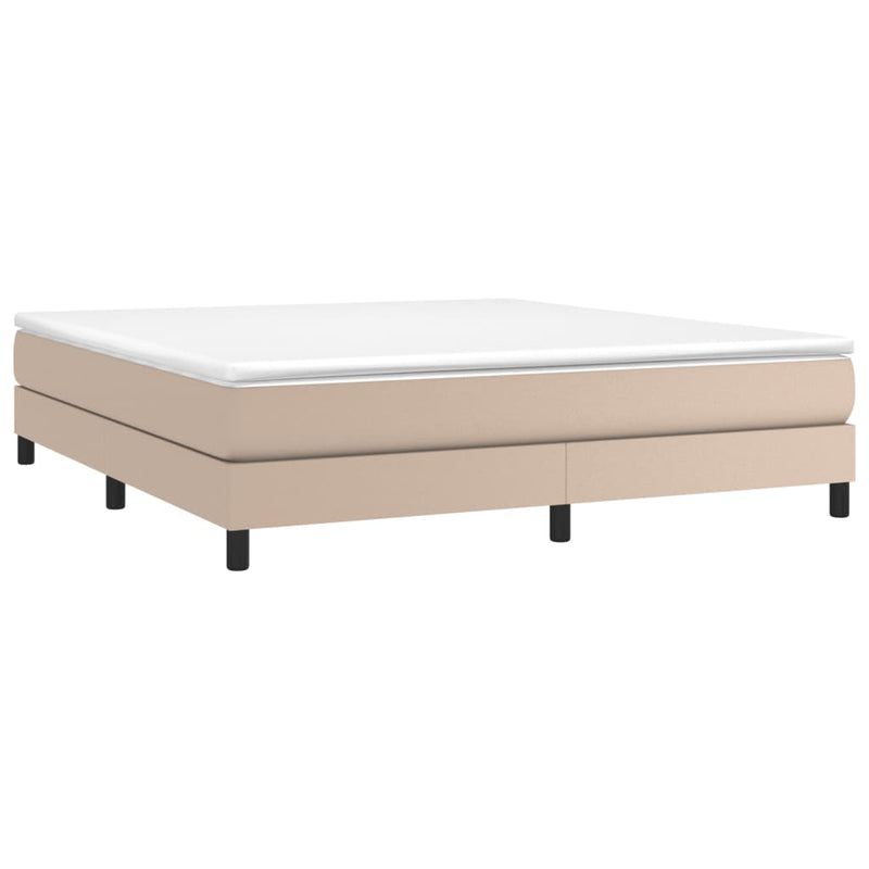 Bedframe kunstleer cappuccinokleurig 180x200 cm