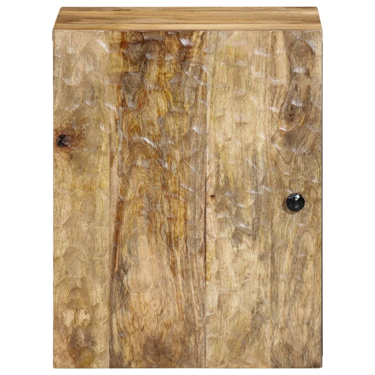 Badkamerwandkast 38x33x48 cm massief mangohout