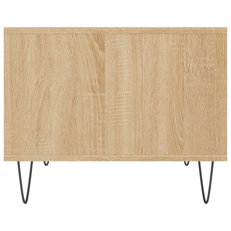 Salontafel 60x50x40 cm bewerkt hout sonoma eikenkleurig