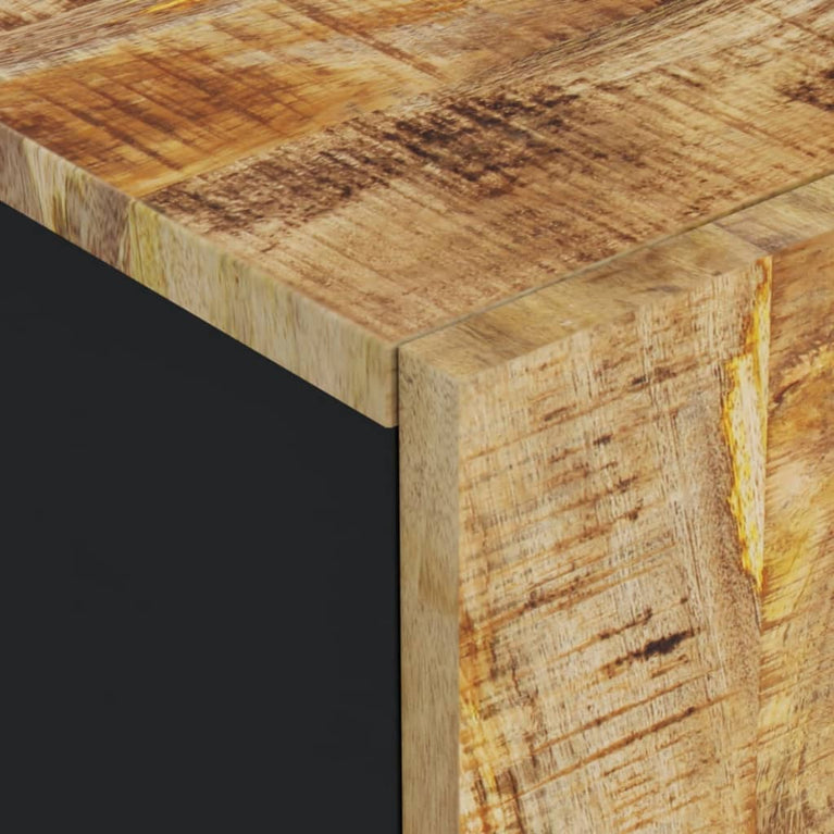 Wastafelkast 62x33x58 cm massief mangohout en bewerkt hout