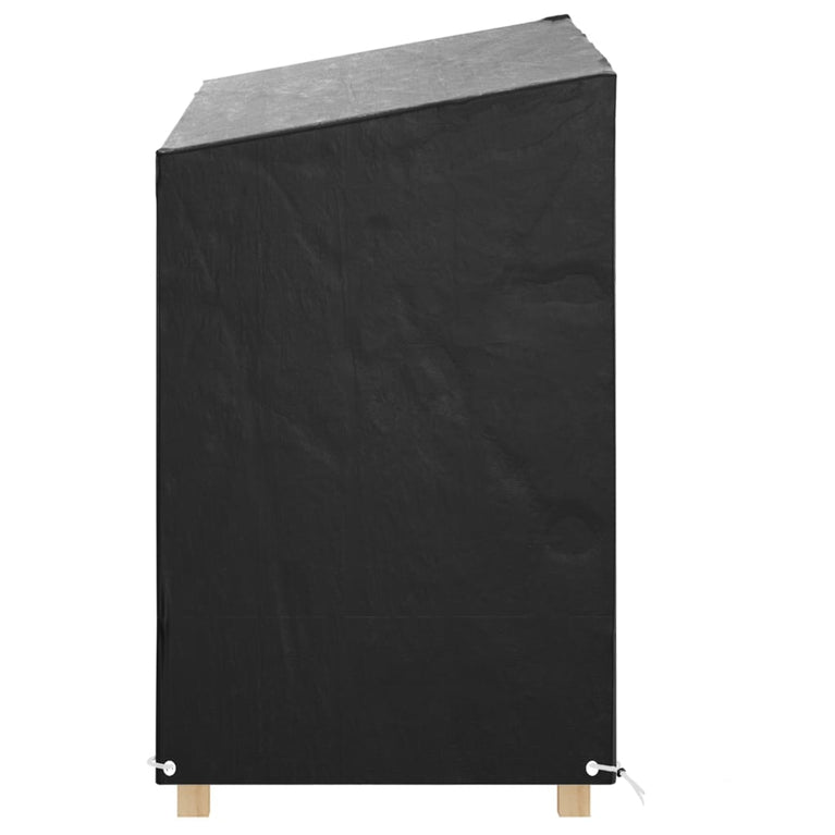 Schommelbankhoezen 2 st 8 oogjes 125x90x135/165 cm polyetheen