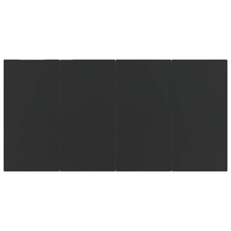 7-delige Tuinset poly rattan grijs