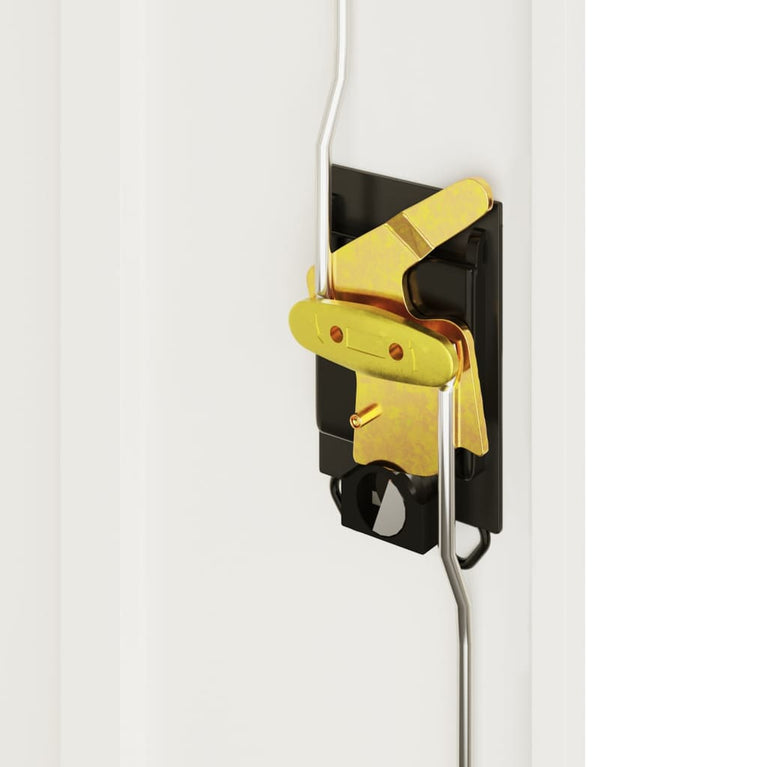 Archiefkast 90x40x90 cm staal wit