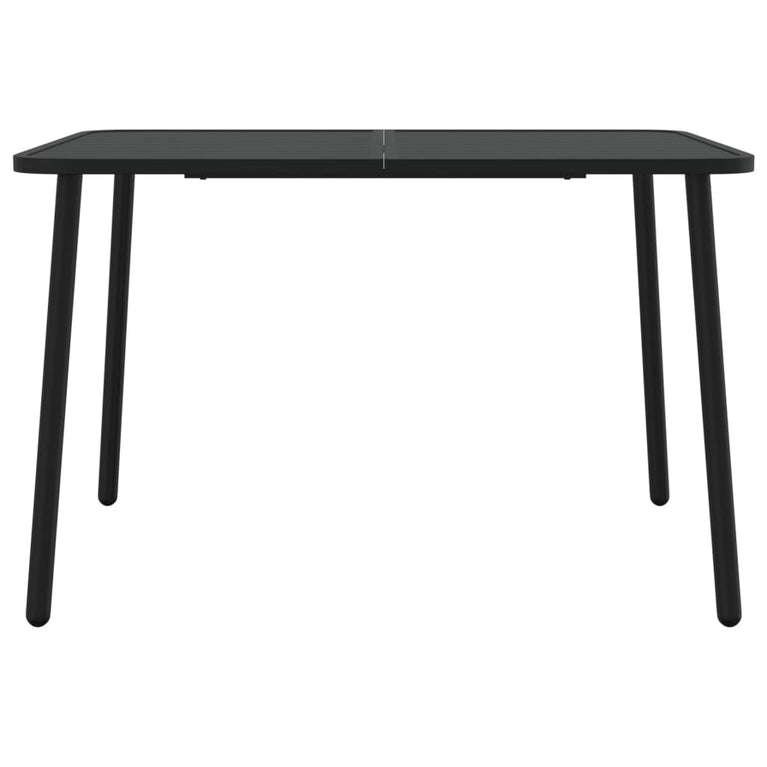 5-delige Tuinset staal antracietkleurig