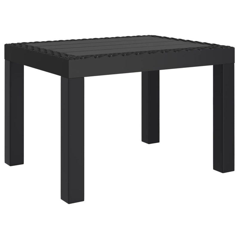 Tuintafel 59x47x40 cm PP antracietkleurig