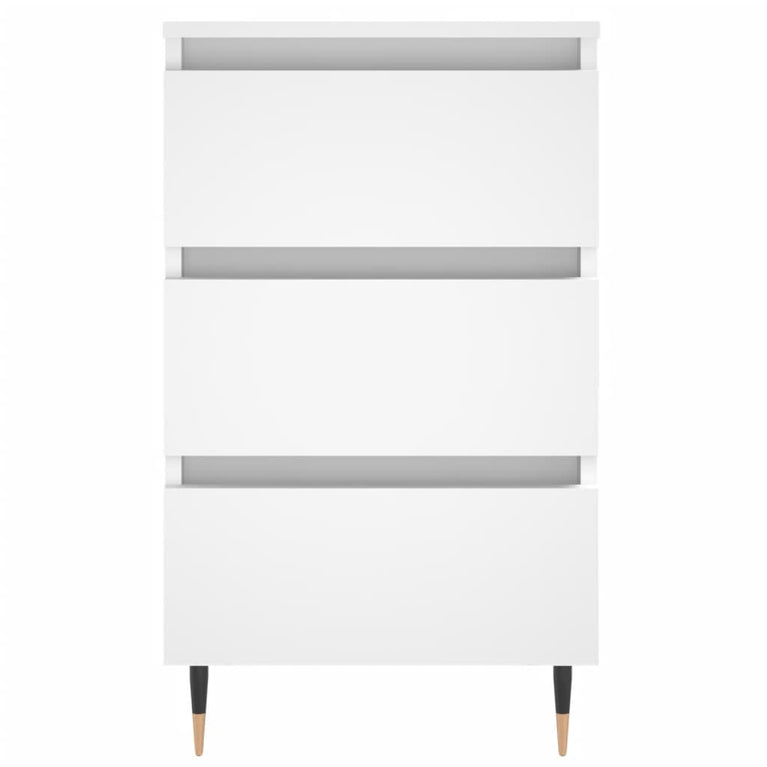 Nachtkastjes 2 st 40x35x69 cm bewerkt hout wit