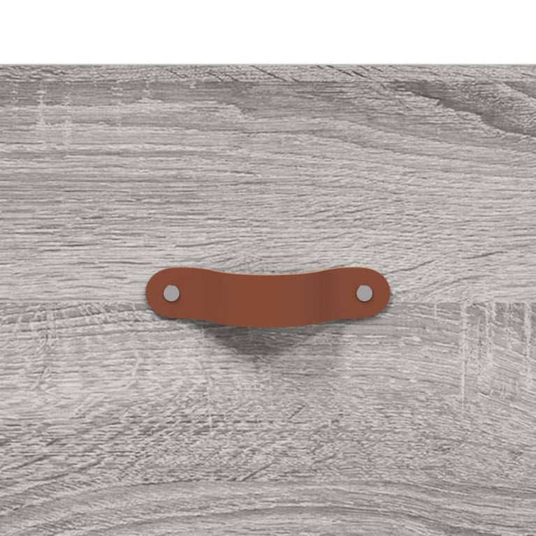 Nachtkastjes 2 st 40x35x47,5 cm bewerkt hout grijs sonoma eiken