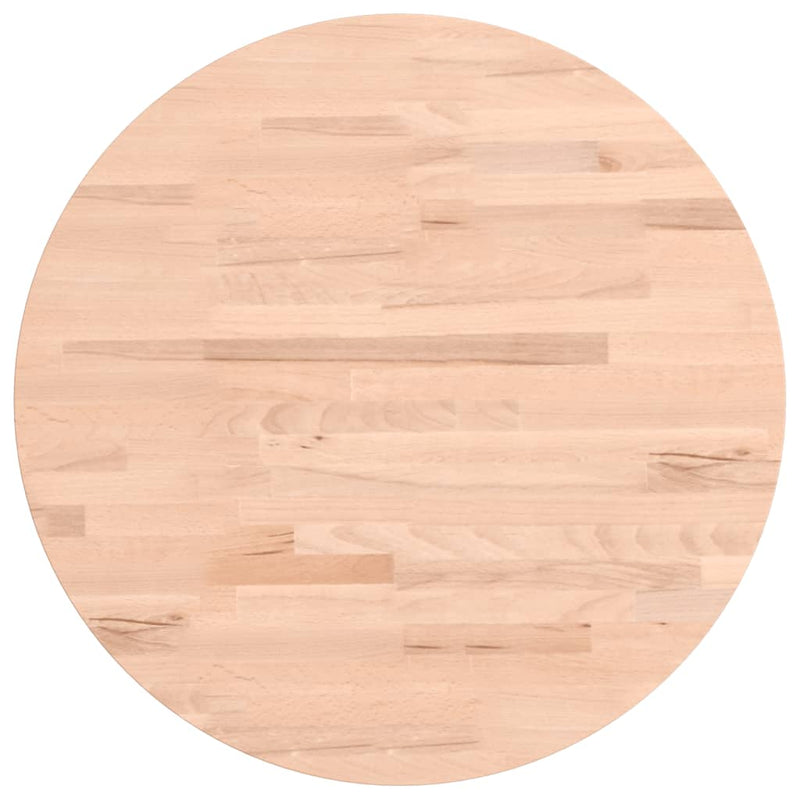 Tafelblad rond Ø50x2,5 cm massief beukenhout