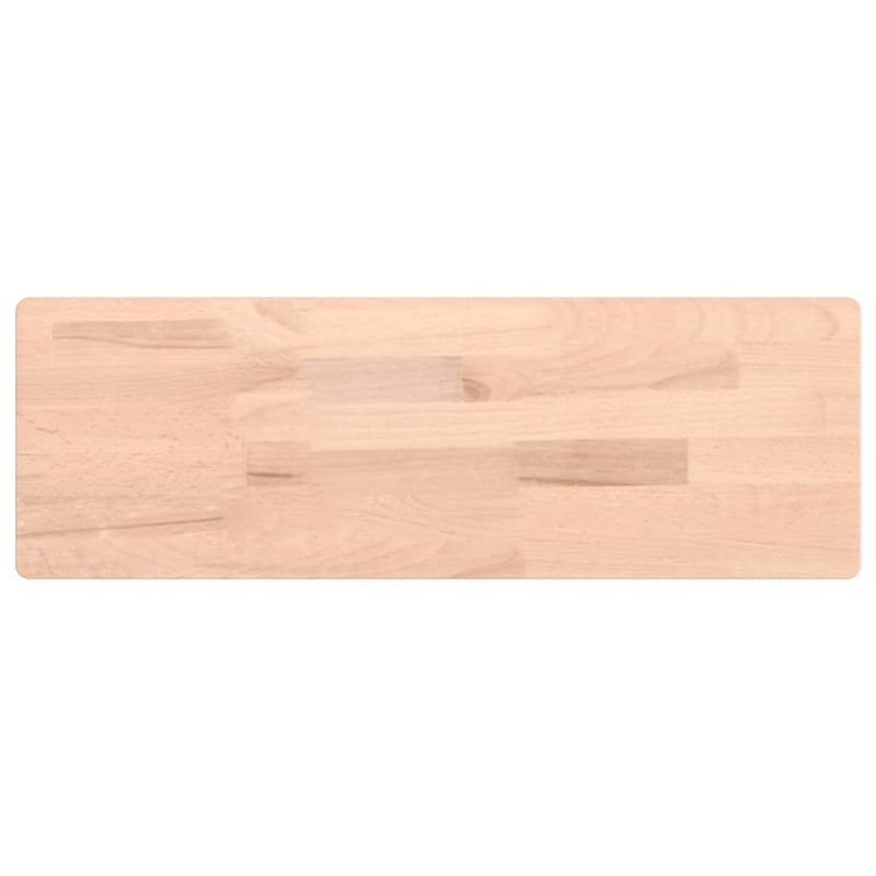 Wandschap 60x20x4 cm massief beukenhout