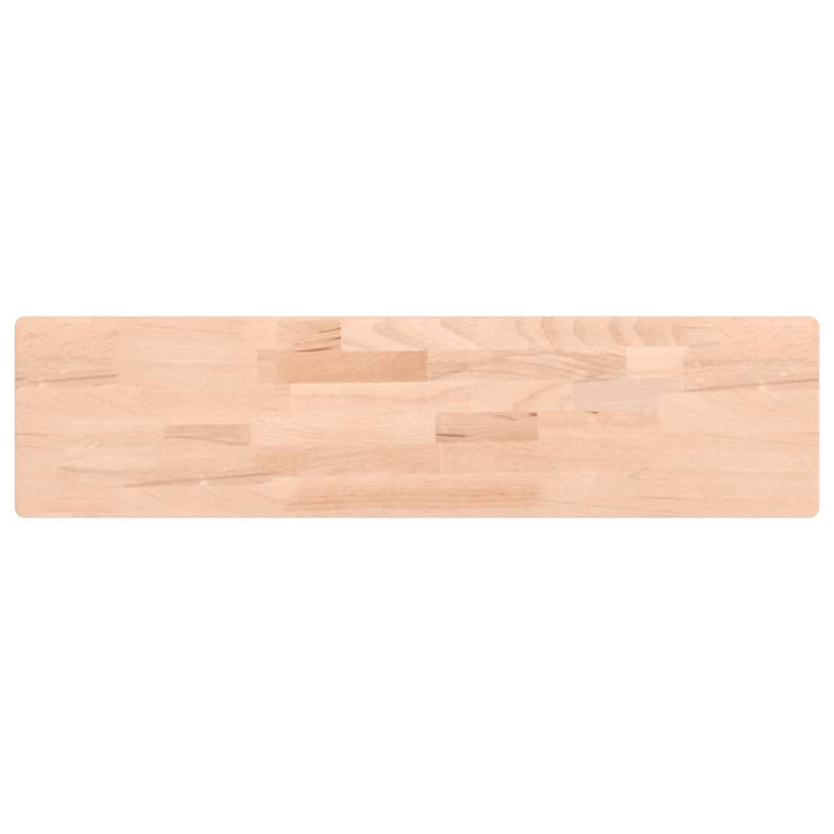 Wandschap 80x20x4 cm massief beukenhout