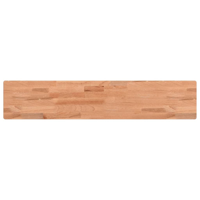 Wandschap 100x20x1,5 cm massief beukenhout