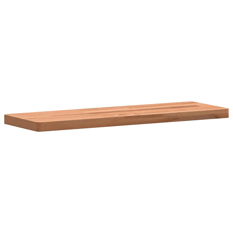 Wandschap 60x20x2,5 cm massief beukenhout