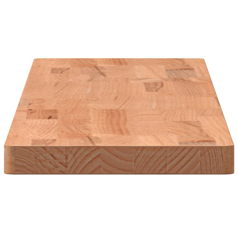 Wandschap 100x20x2,5 cm massief beukenhout