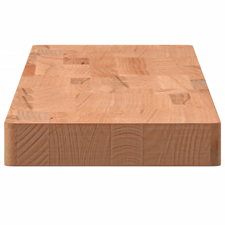 Wandschap 100x20x4 cm massief beukenhout