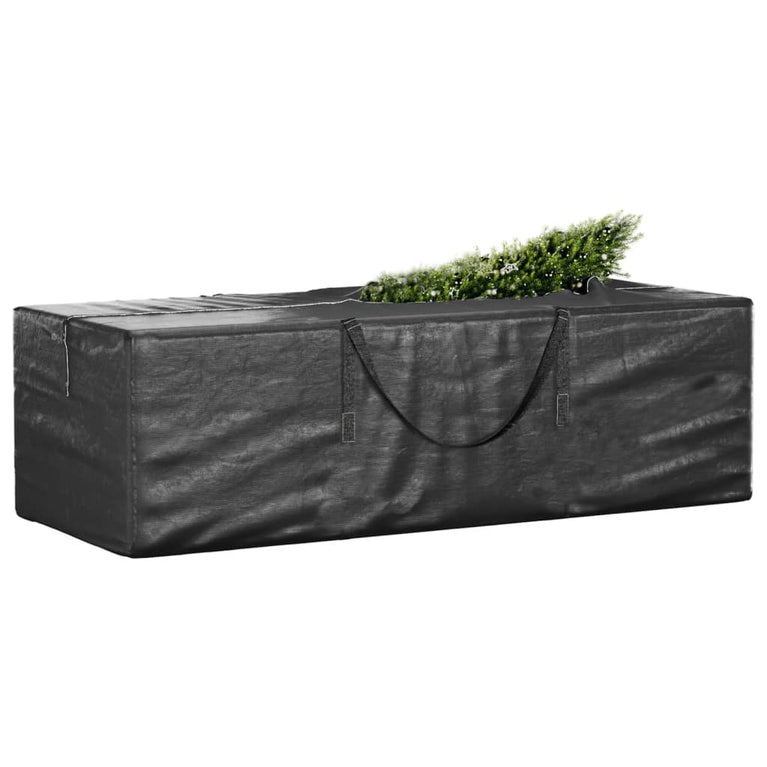 Opbergtas voor kerstbomen 135x40x55 cm polyetheen zwart