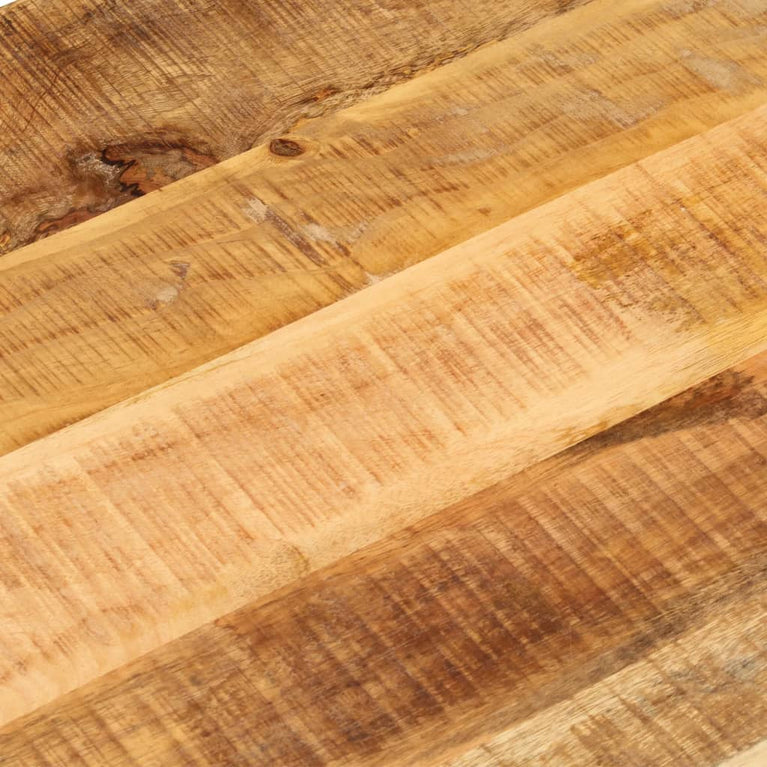 Tafelblad ovaal 110x40x3,8 cm massief ruw mangohout