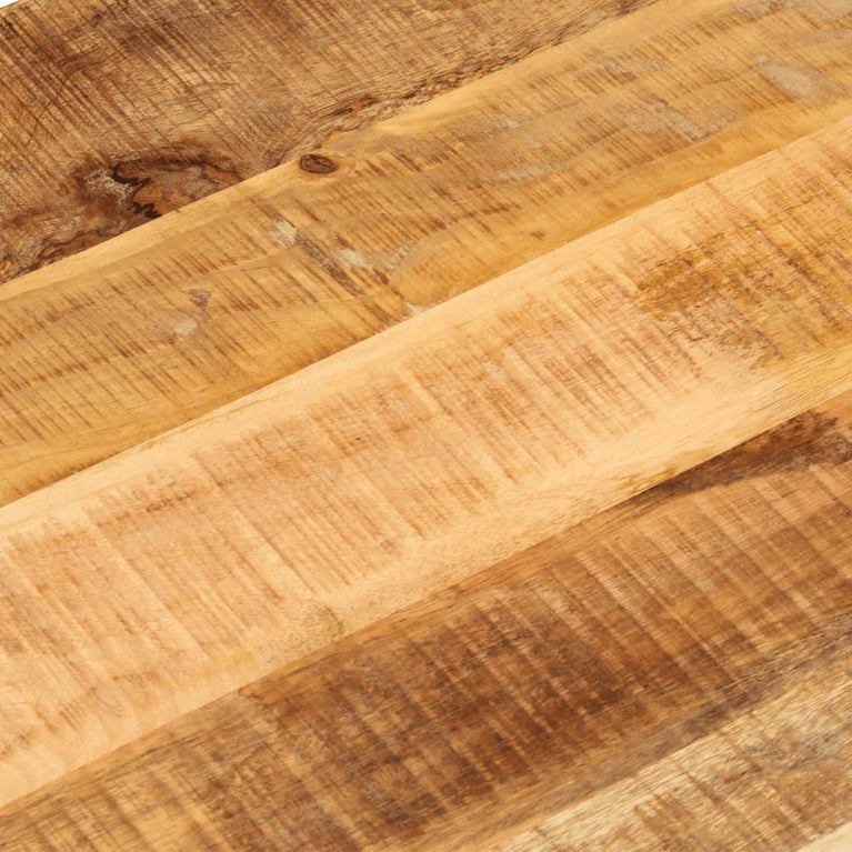 Tafelblad ovaal 110x50x3,8 cm massief ruw mangohout