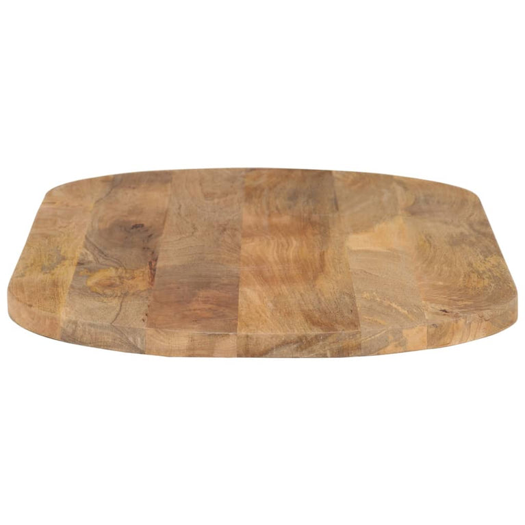 Tafelblad ovaal 110x50x2,5 cm massief mangohout