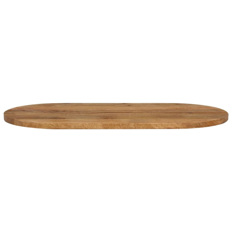 Tafelblad ovaal 110x50x2,5 cm massief mangohout