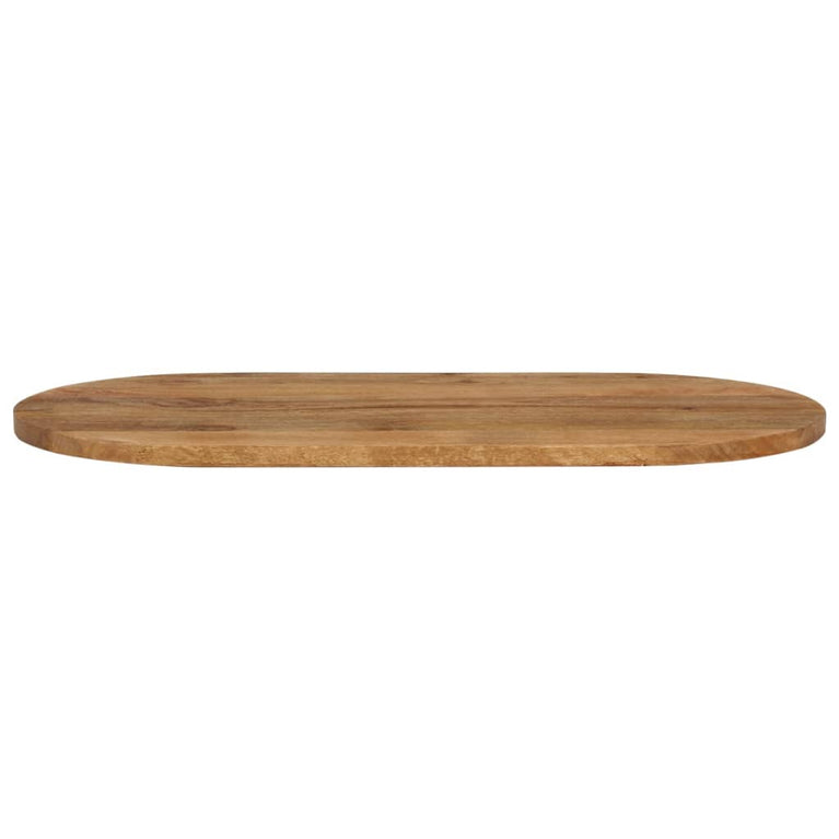 Tafelblad ovaal 110x50x3,8 cm massief mangohout