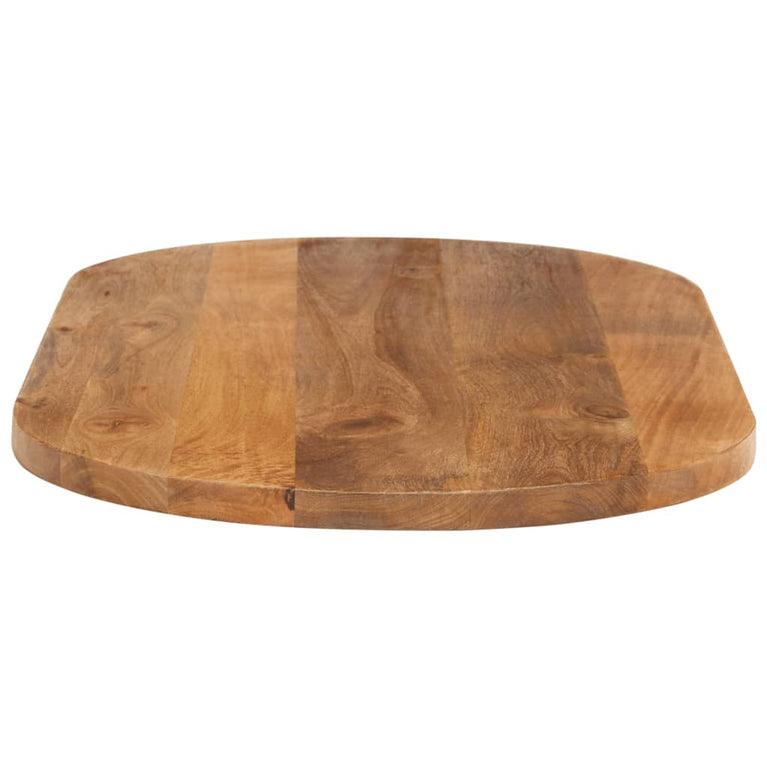 Tafelblad ovaal 110x50x3,8 cm massief mangohout