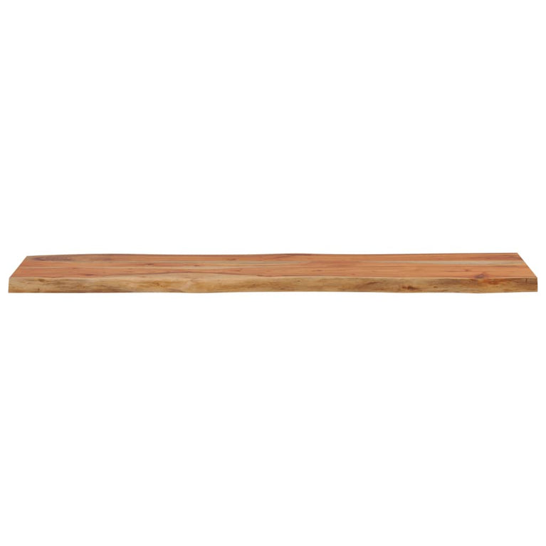 Tafelblad rechthoekig natuurlijke rand 110x40x2,5 cm acaciahout