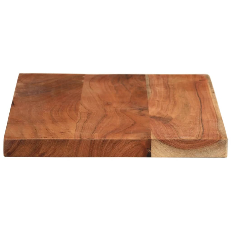 Tafelblad rechthoekig 40x30x2,5 cm massief acaciahout