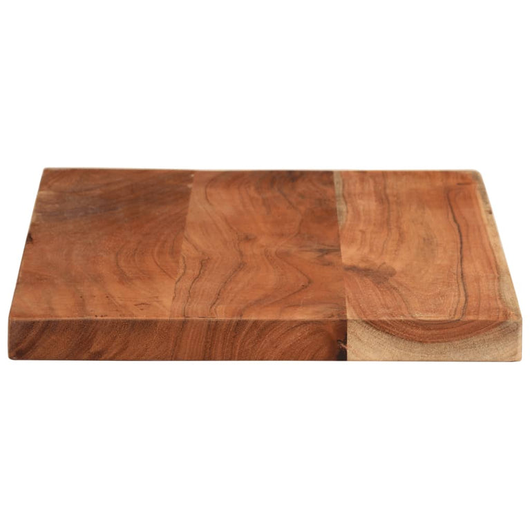 Tafelblad rechthoekig 60x30x2,5 cm massief acaciahout