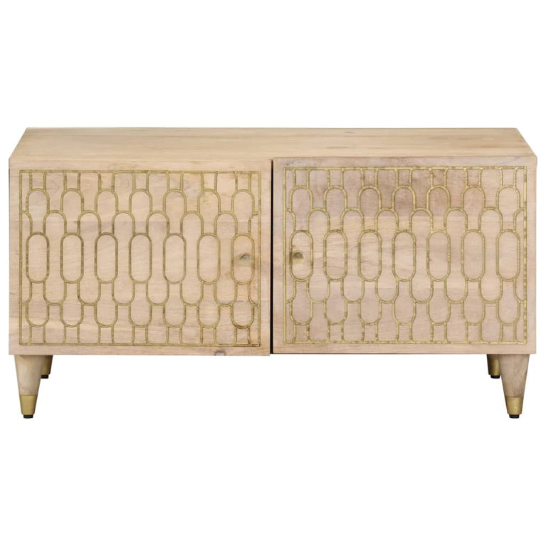 Salontafel 80x50x40 cm massief mangohout