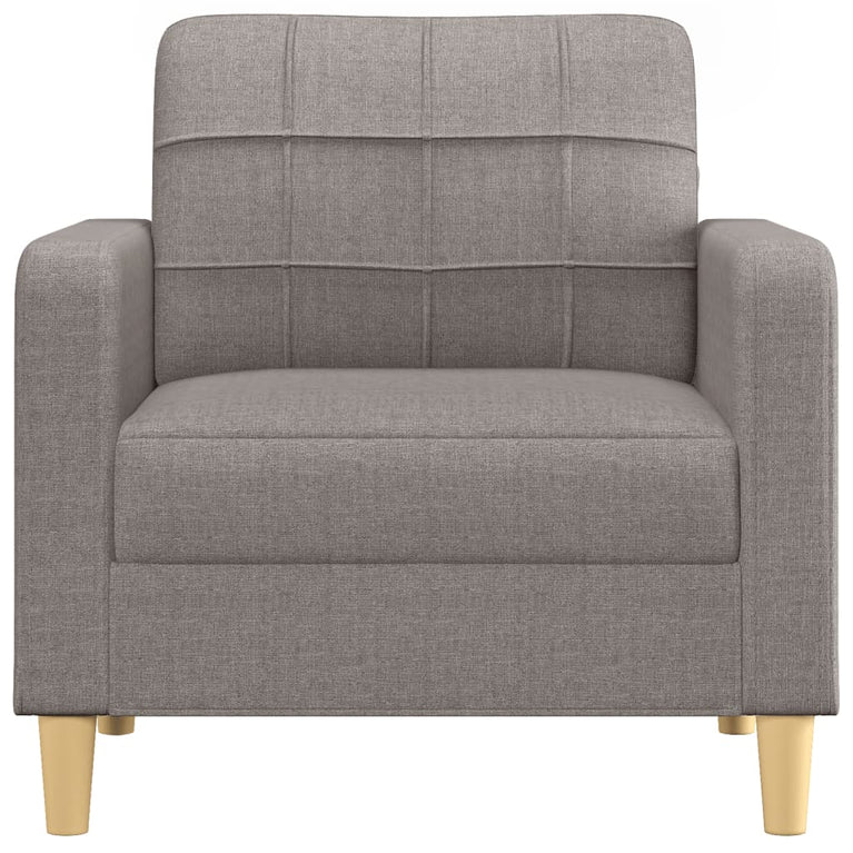 Fauteuil 60 cm stof taupe