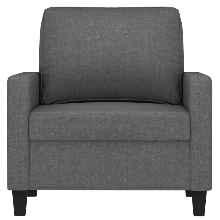 Fauteuil 60 cm stof donkergrijs