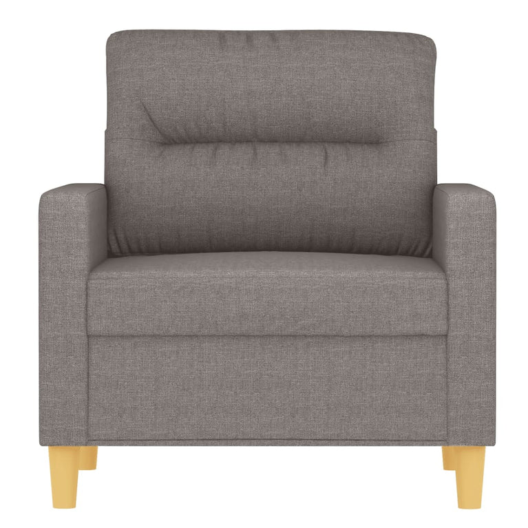 Fauteuil 60 cm stof taupe