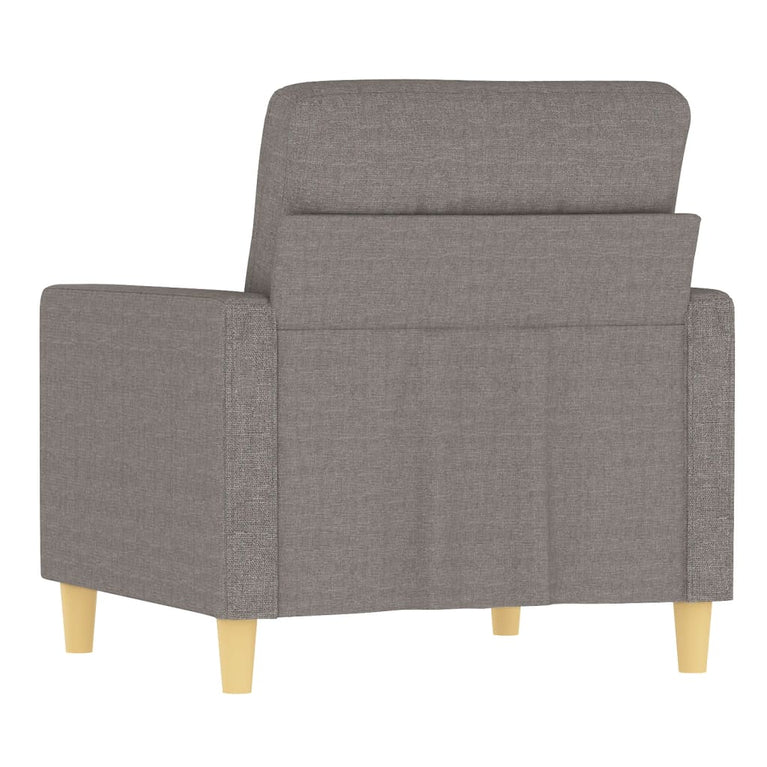 Fauteuil 60 cm stof taupe