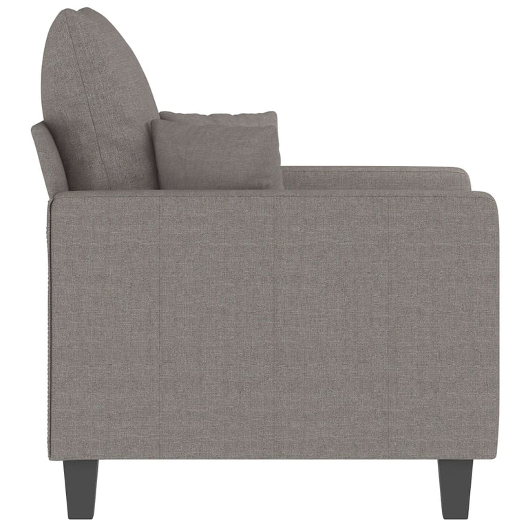 Fauteuil 60 cm stof taupe