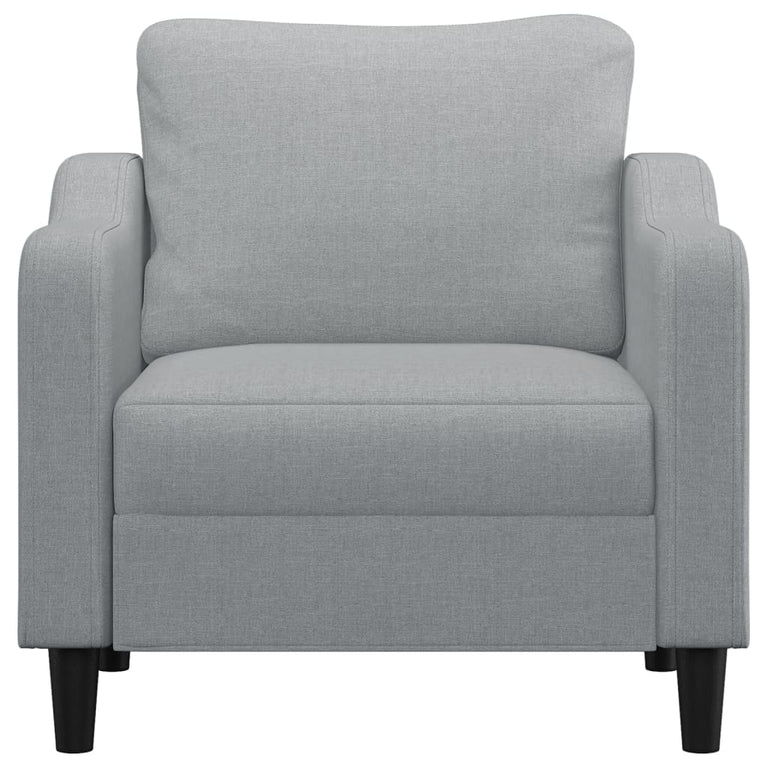 Fauteuil 60 cm stof lichtgrijs