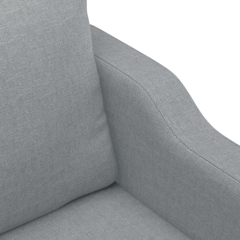 Fauteuil 60 cm stof lichtgrijs